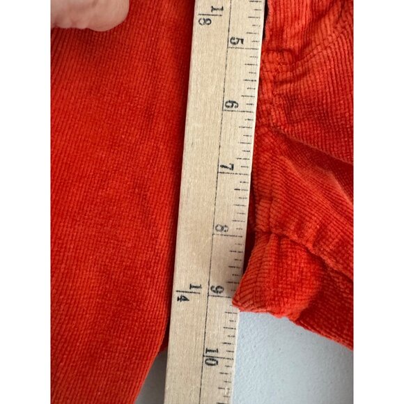 Outback Red Corduroy skinny fit pants Orange red preppy low rise Y2K sz 6 - Picture 5 of 7